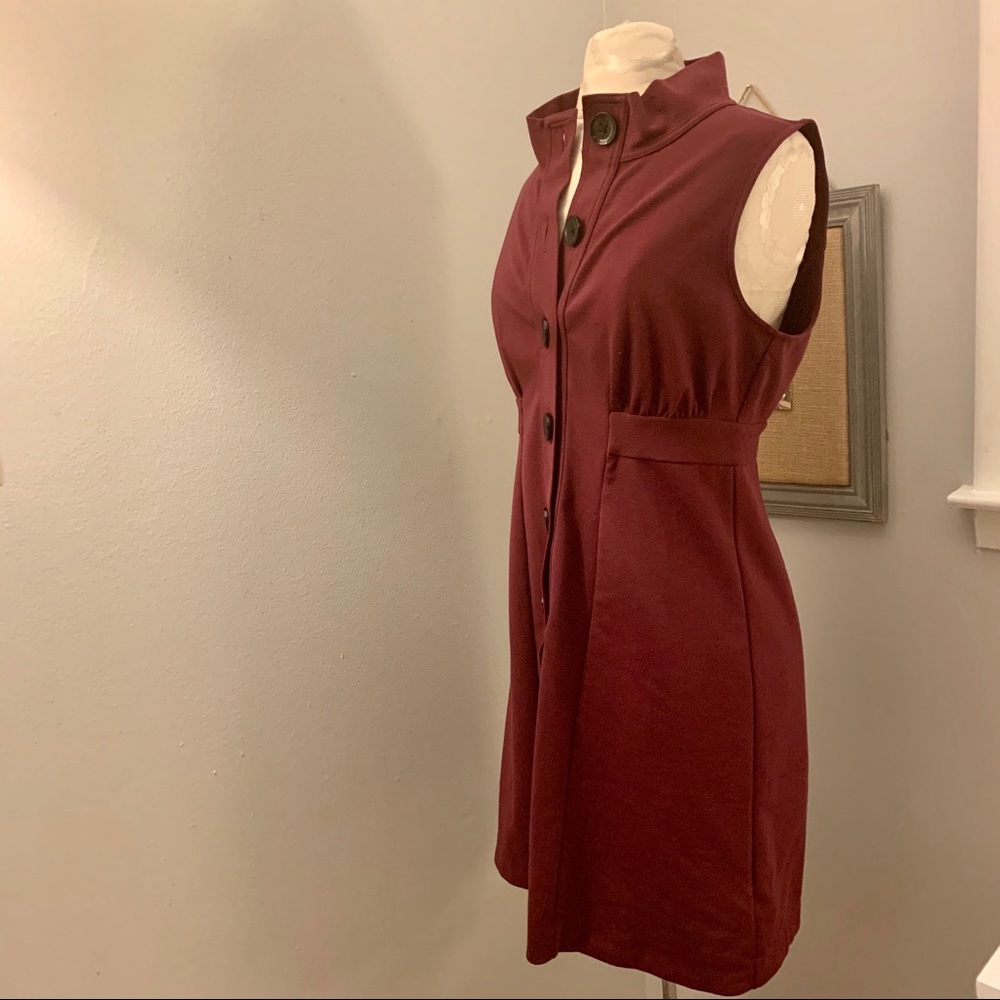 Banana Republic women’s  Wine tailored dress